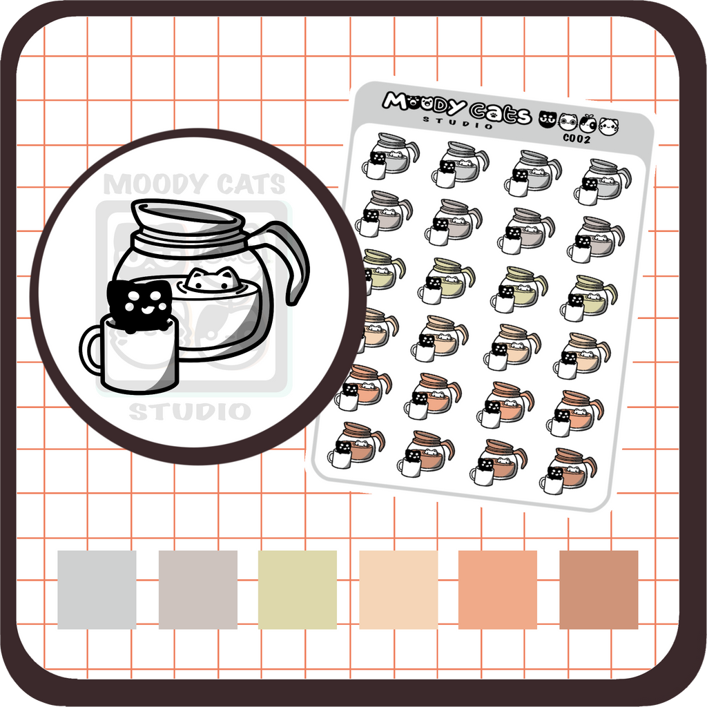 Coffee Kitties Neutrals