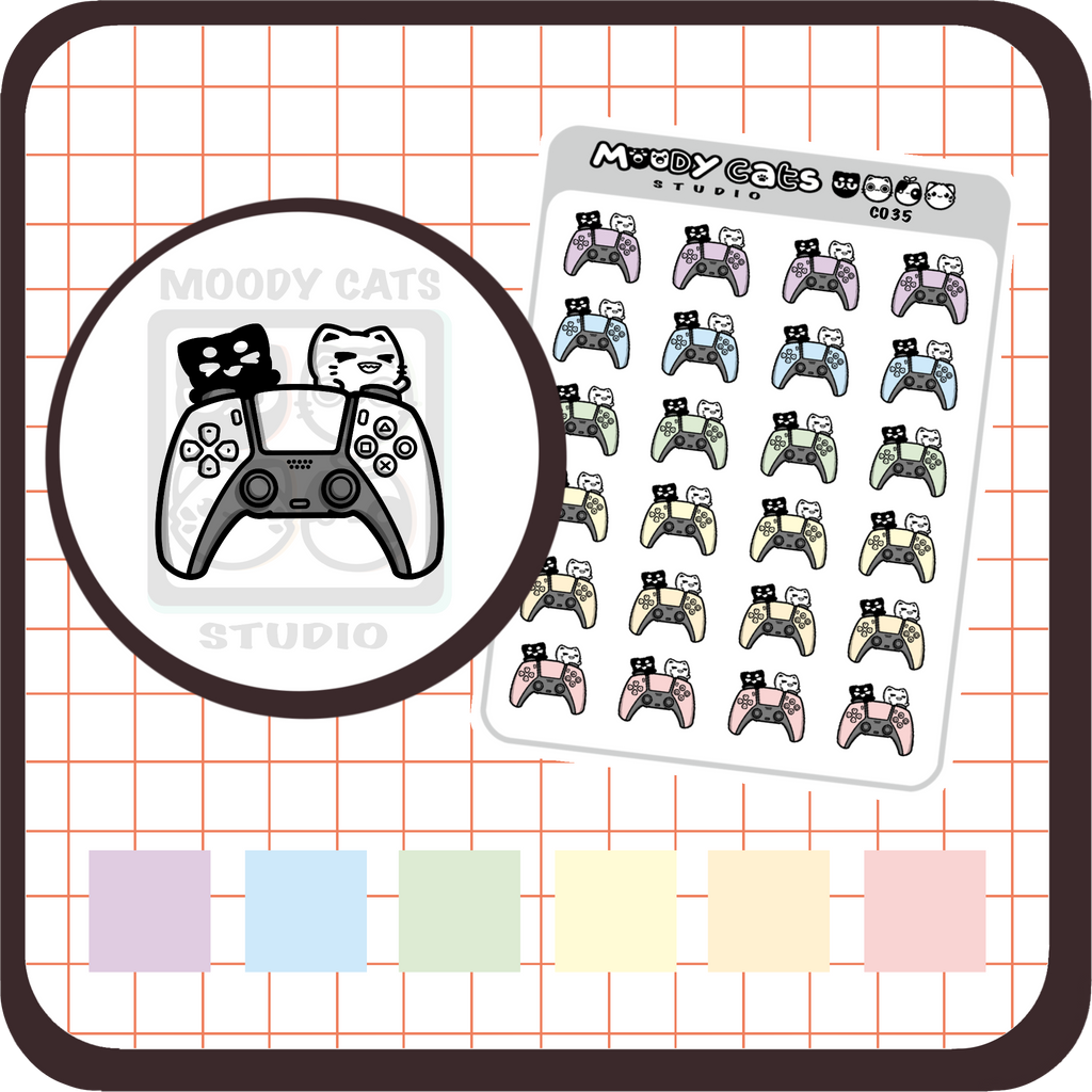 Gamer Kitties Pastels