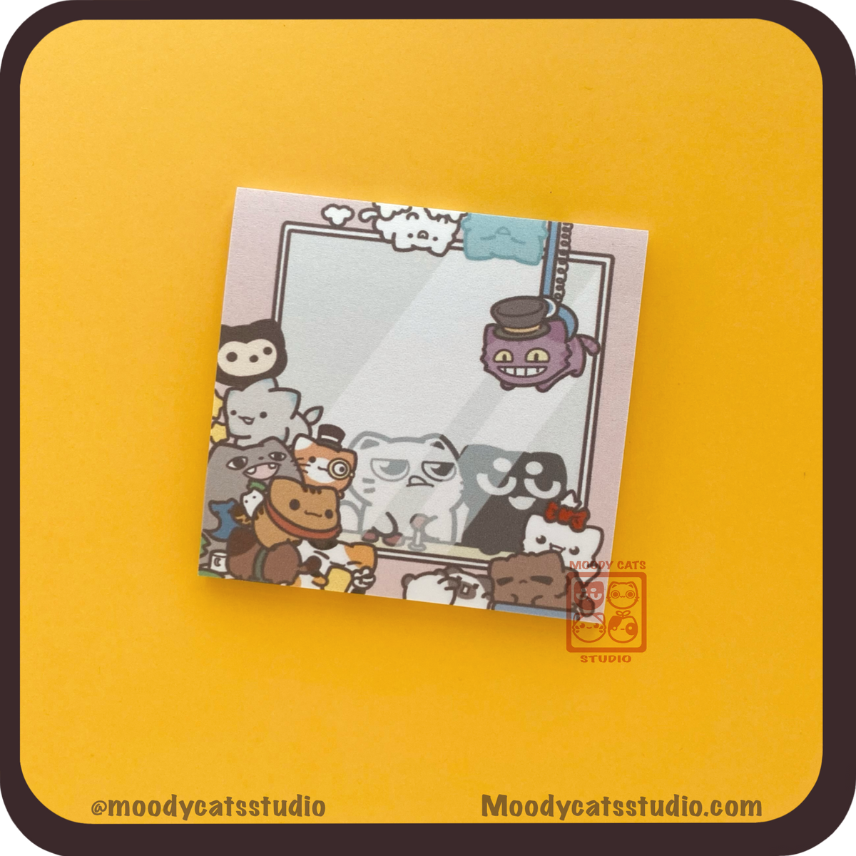 Alley Cat Claw Machine Sticky Notes โ Moody Cats Studio