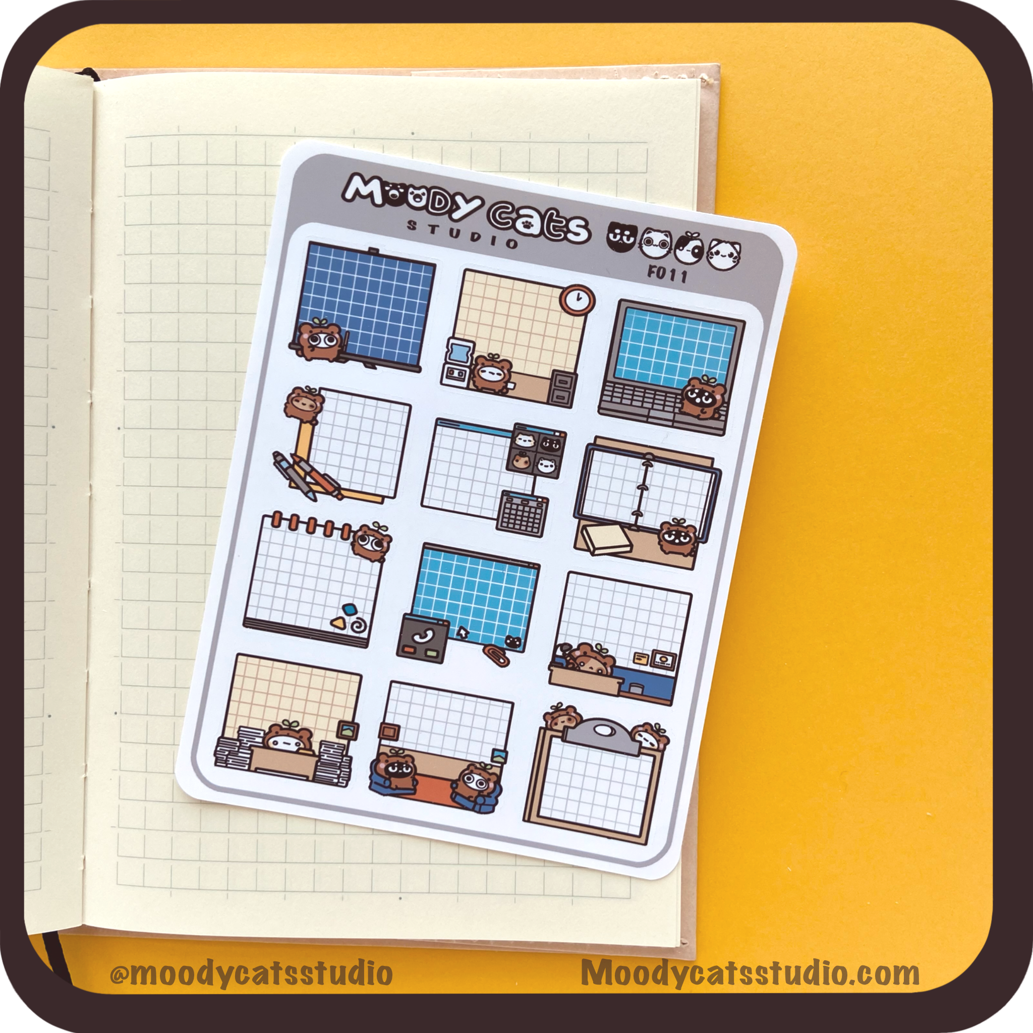 Bearcat Business Note Boxes – Moody Cats Studio