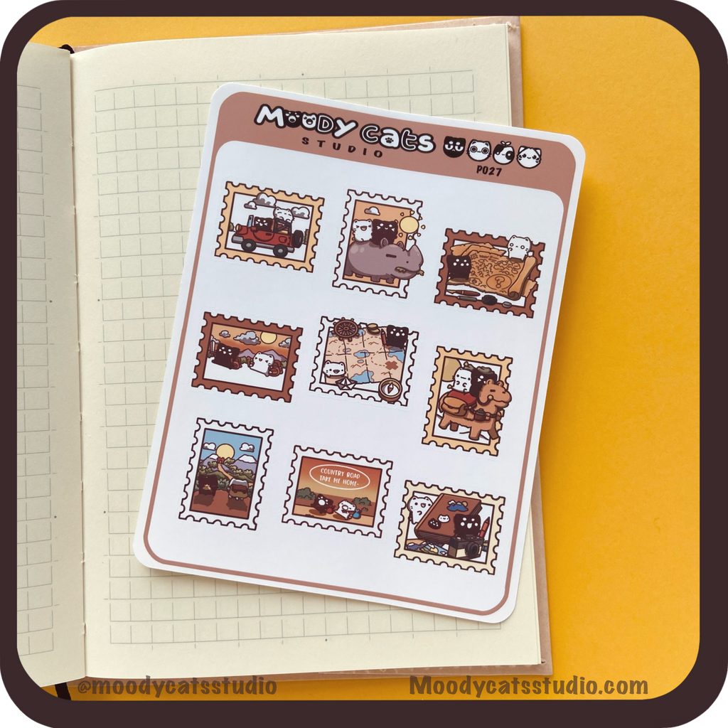 Cats Journey Stamps II