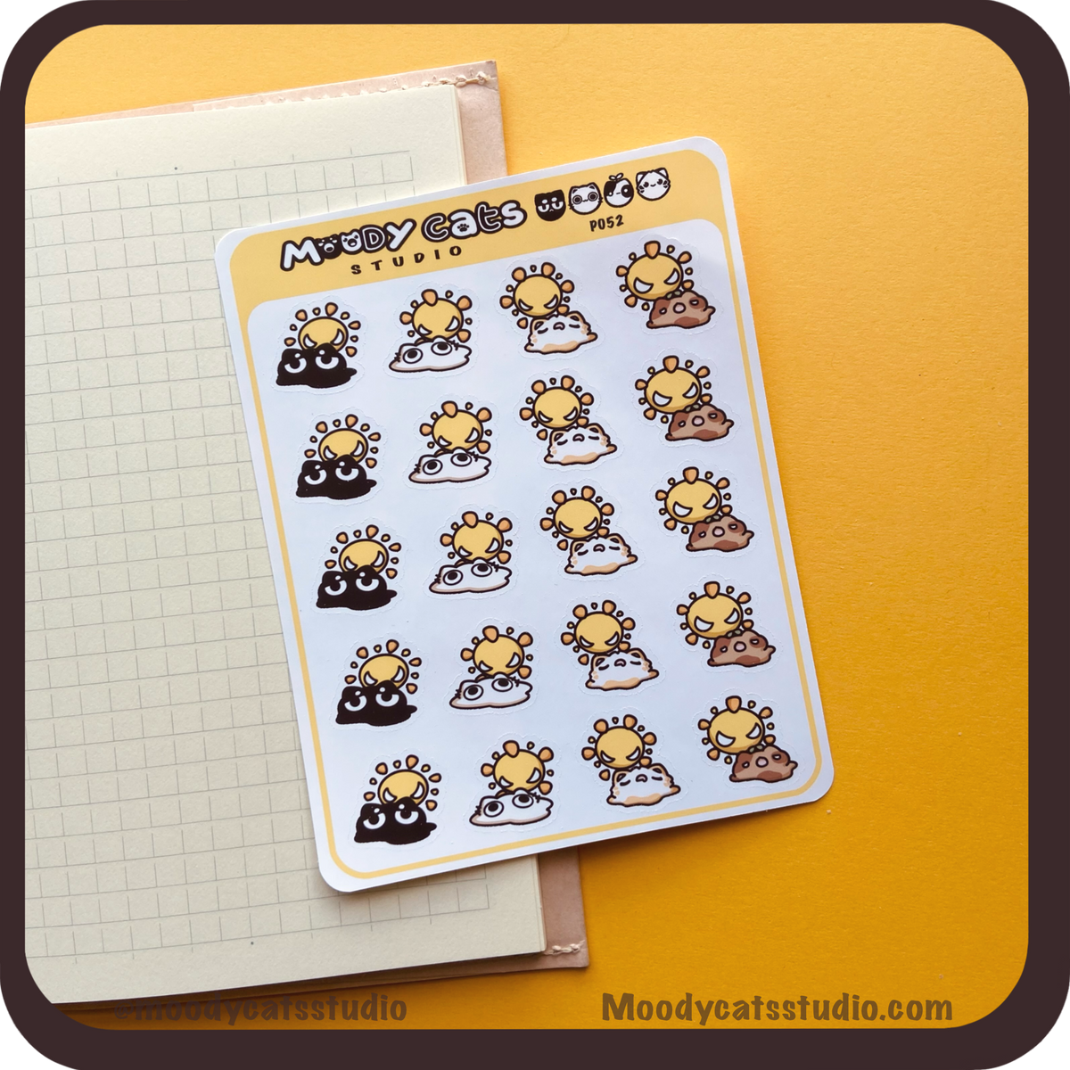 Hot Sticker Pdf Way Too Hot Sticker Sheet – Moody Cats Studio